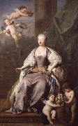 Jacopo Amigoni Portrait of Caroline Wilhelmina of Brandenburg-Ansbach oil painting artist